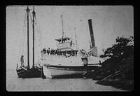 Boat on Lake Champlain