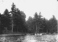 Grace and Frank Stratton on Sunset Lake, Marlboro, Vt.