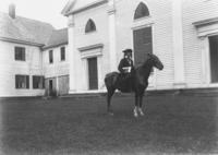 Porter Thayer on a horse in the Williamsville Parade