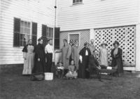 Actors from a play in Willimasville, Vt.