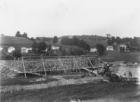 Barn raising, Wilmington, Vt.