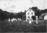 Badminton at Mrs. Bruce's, Brookside, Vt.