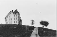 Unidentified house on a hill, Jacksonville, Vt.