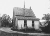 Unidentified house with a cat, Wardsboro, Vt