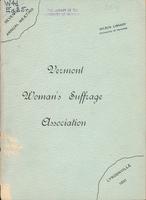 Minutes of the Seventh Annual Meeting of Vermont Woman's Suffrage Association. Held in       Methodist Chapel, Lyndonville, Vermont, Thursday Evening and Friday, January 29 and 30,       1891.