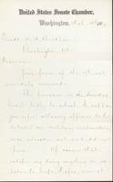 Justin Smith Morrill to Matthew H. Buckham, March 15, 1879