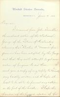 Justin Smith Morrill to Matthew H. Buckham, June 11, 1892