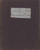 Caroline Crane Marsh Diary, November 1 - December 31, 1863