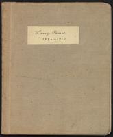 Long Pond: A History and a Diary - Westmore, VT, 1886-1903