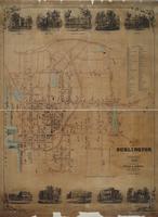 Map of Burlington, Vermont, 1853