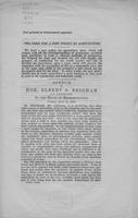 The need for a new policy in agriculture : ... speech of Hon. Elbert S. Brigham             of Vermont in the House of Representatives, Friday, April 19, 1929.