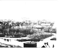 Winooski, VT - Winooski River and Mills (Panormama: 7 Photos numbered left to right)