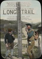 Bolton Long Trail sign, looking East at Bolton