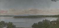 Burlington Harbor and Rock Point from Battery Park