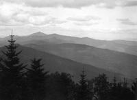 Clouds and mountains