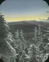 Winter view of Bread Loaf Mountain from Mount Ellen