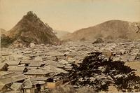 Japanese city in a valley