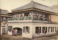 Tea house with waitresses