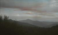 Camel's Hump from Dunsmoor Lodge at sunset