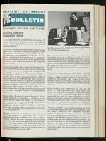 Bulletin of the University of Vermont vol. 60 no. 03