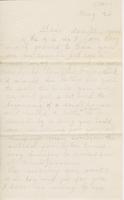 Catherine Smith to [Henrietta Fletcher], no year May 20