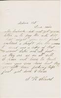 S.H. Alvord to [Katherine Fletcher?], undated