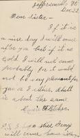 Carrie Fletcher to Katherine Fletcher, [1886] December 22