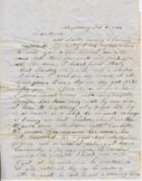 Cyrus Cornelius Pratt to Andrew and Ruth Fletcher, [1848?]                             February 10