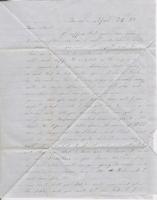 Mary Harvey to Ruth Fletcher, 1850 April 28