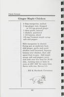 Ginger maple chicken